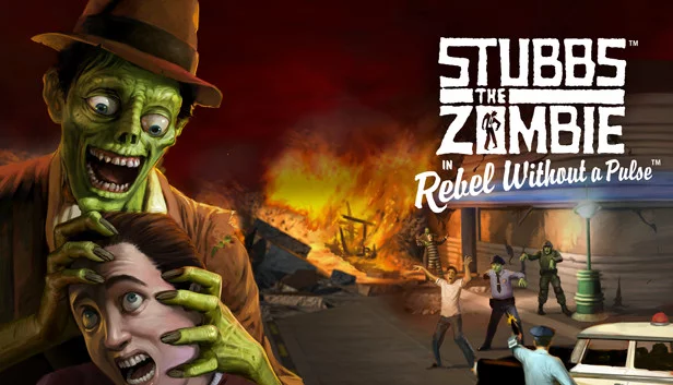 Stubbs the Zombie in Rebel Without a Pulse Cover